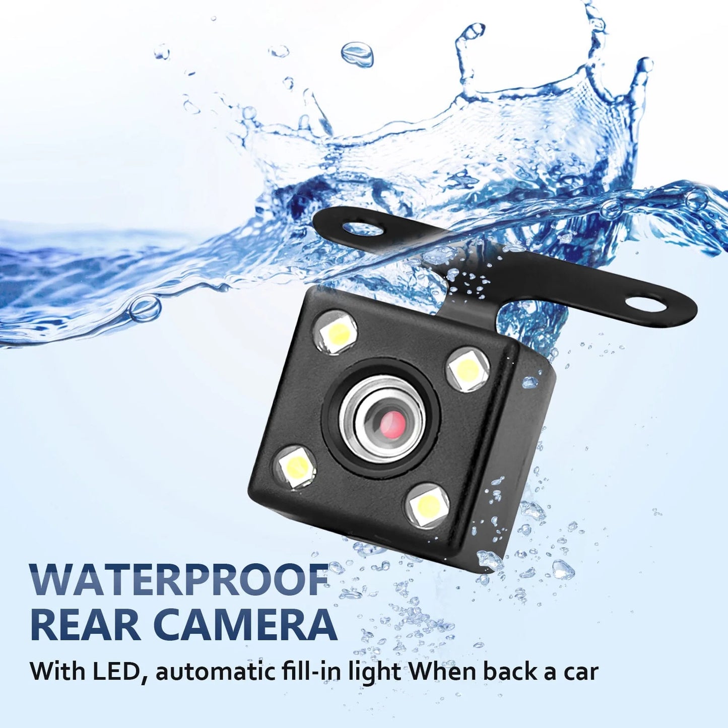 Dash Cam Front and Rear Dash Cam 4 Inch Dashboard Full HD 170° Wide Angle Backup with Night Vision G-Sensor Parking Monitor Loop Recording Motion Detection