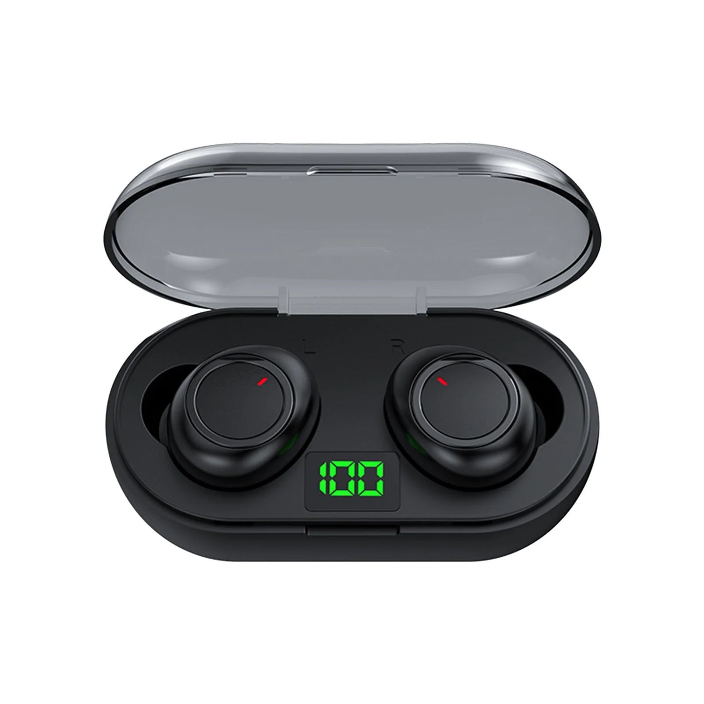 Rvasteizo Wireless Earbuds Mini Ear Buds 5.3 Bluetooth Headsets Light-Weight Earphones with Microphone & Charging Case Display