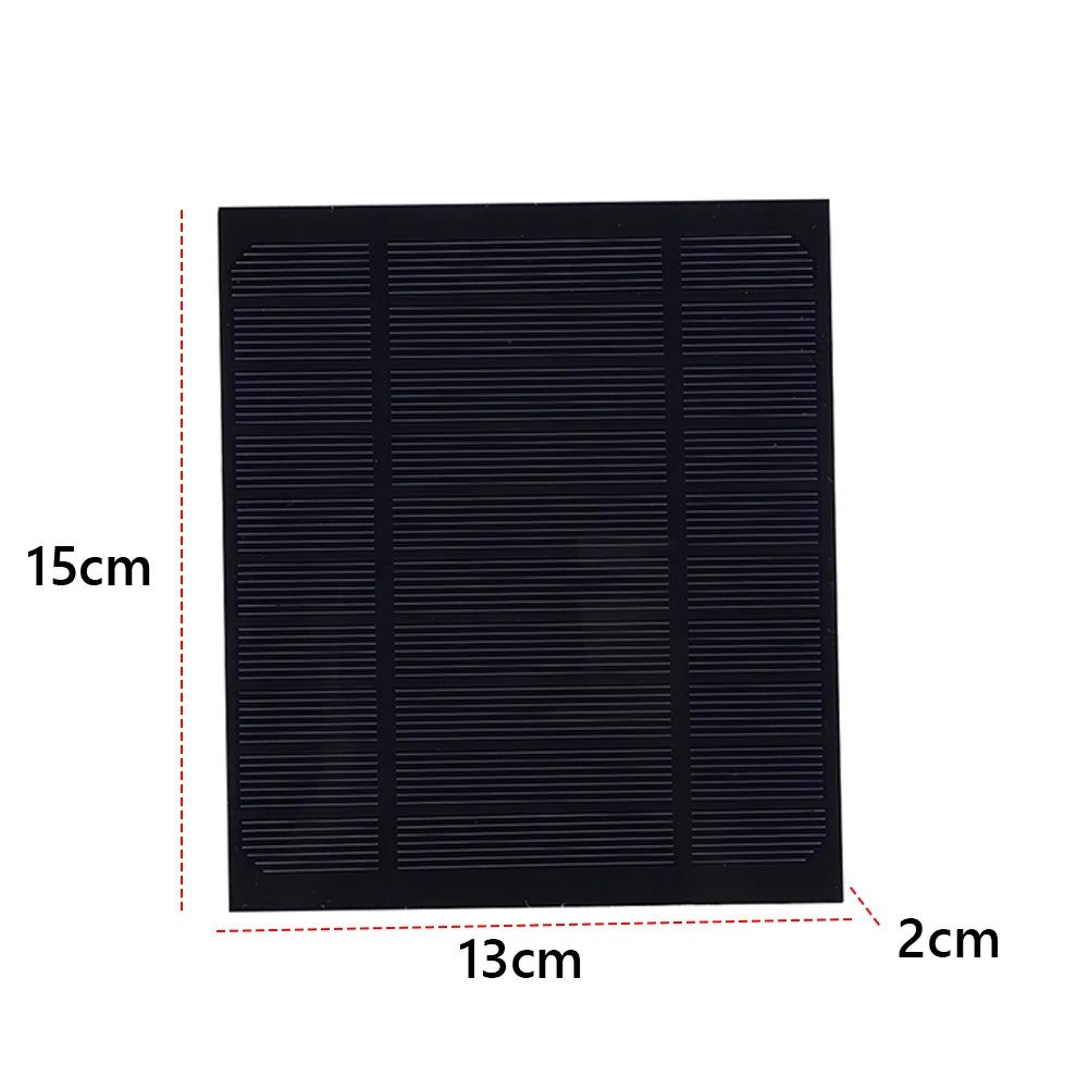 3.5W 5V Solar Charging Panel High Performance Monocrystalline Mini Solar Panel Lightweight Solar Charger for Outdoor Camping