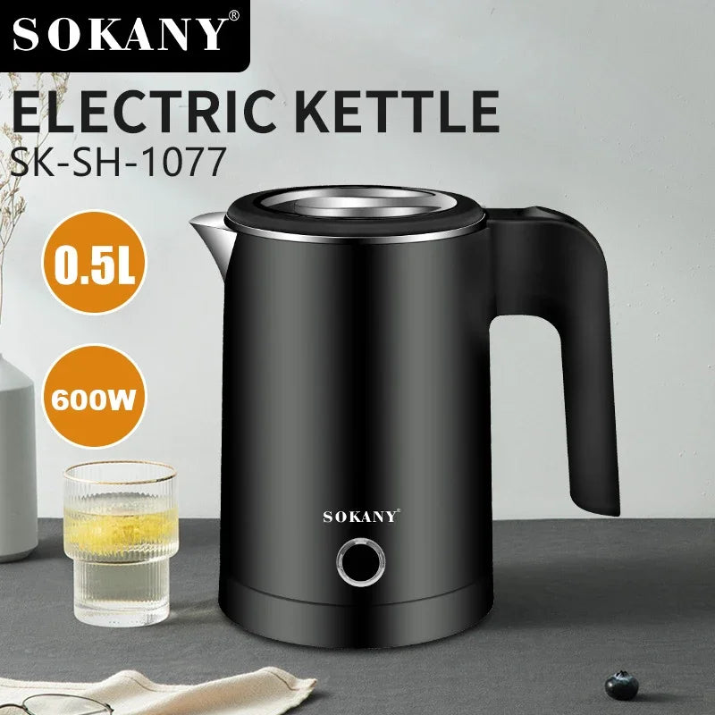 Small Electric Kettles Tea Coffee 0.5L