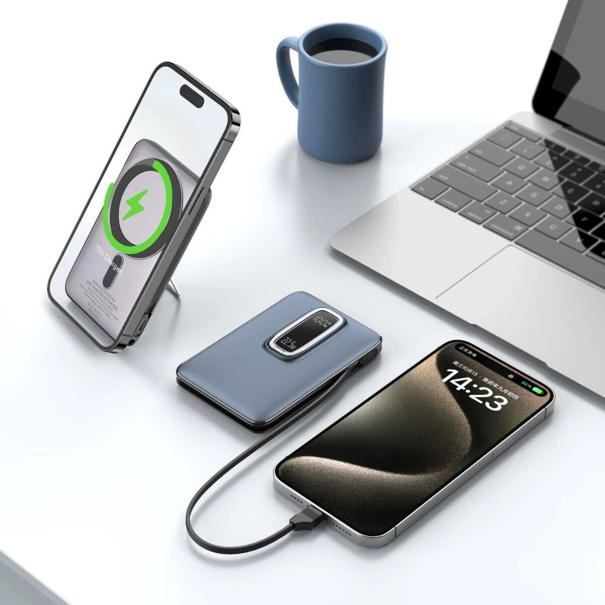 2000000Mah Power Bank Magnetic Wireless Charger for Iphone16/15/14