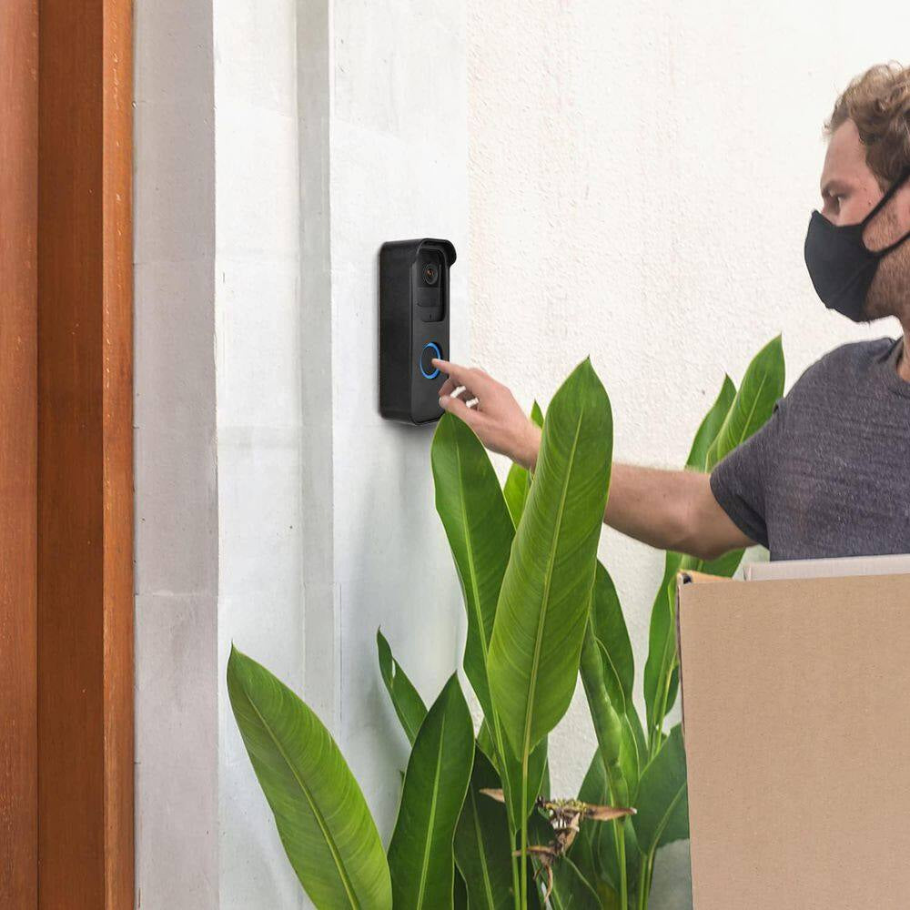 No-Drill Adhesive Mount for Video Doorbells, Weatherproof and Secure Installation