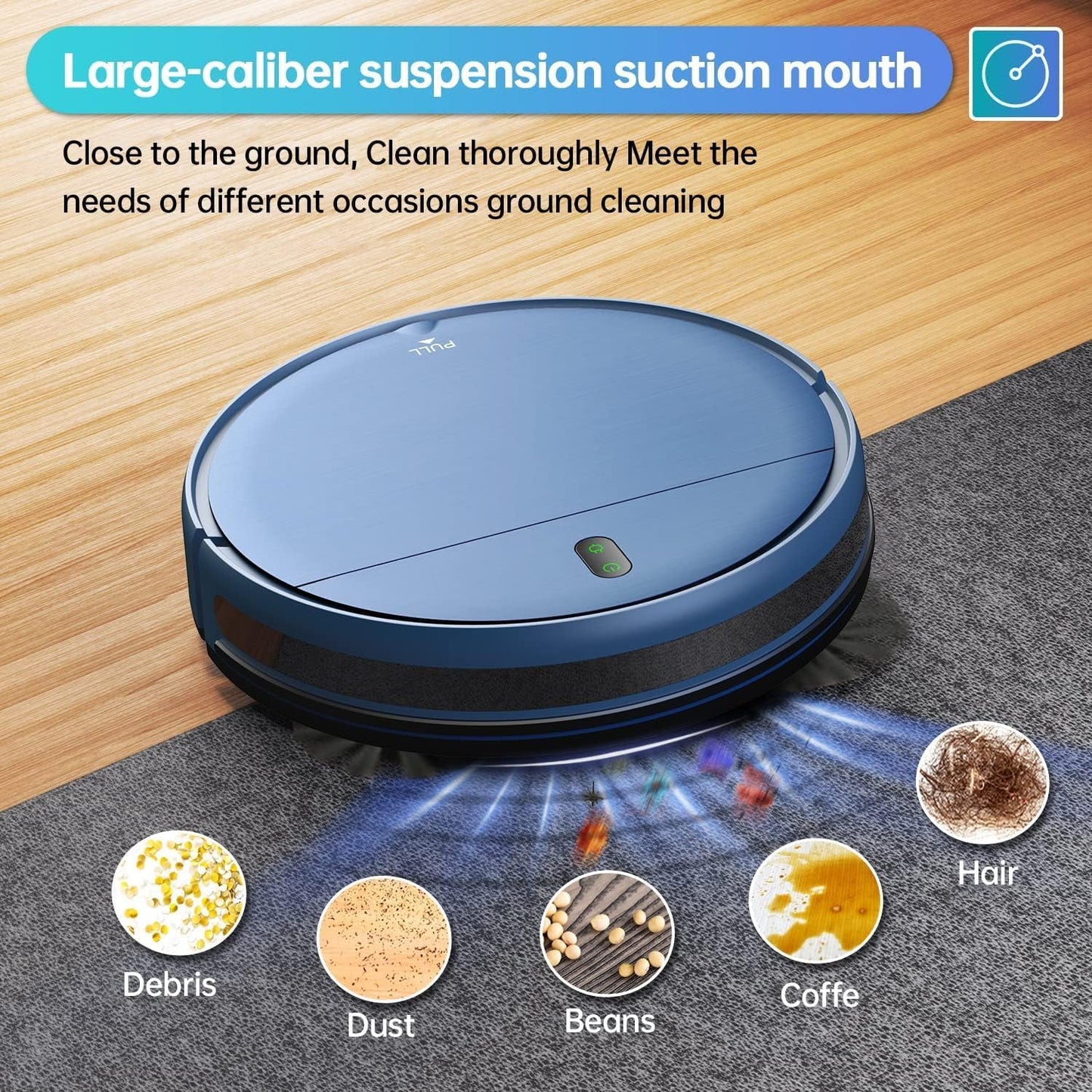 Robot Vacuum Cleaner, Robot Vacuum and Mop Combo with Wifi/Alexa for Pet Hair and Hard Floor