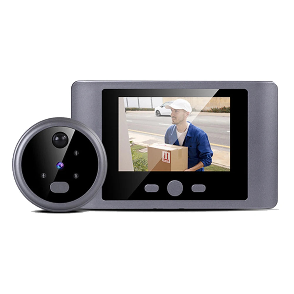 Wireless Peephole Video Doorbells PIR Motion Detector Door Peephole Eye Camera 90° Wide Angle 2.8Inch LCD Screen Home Security