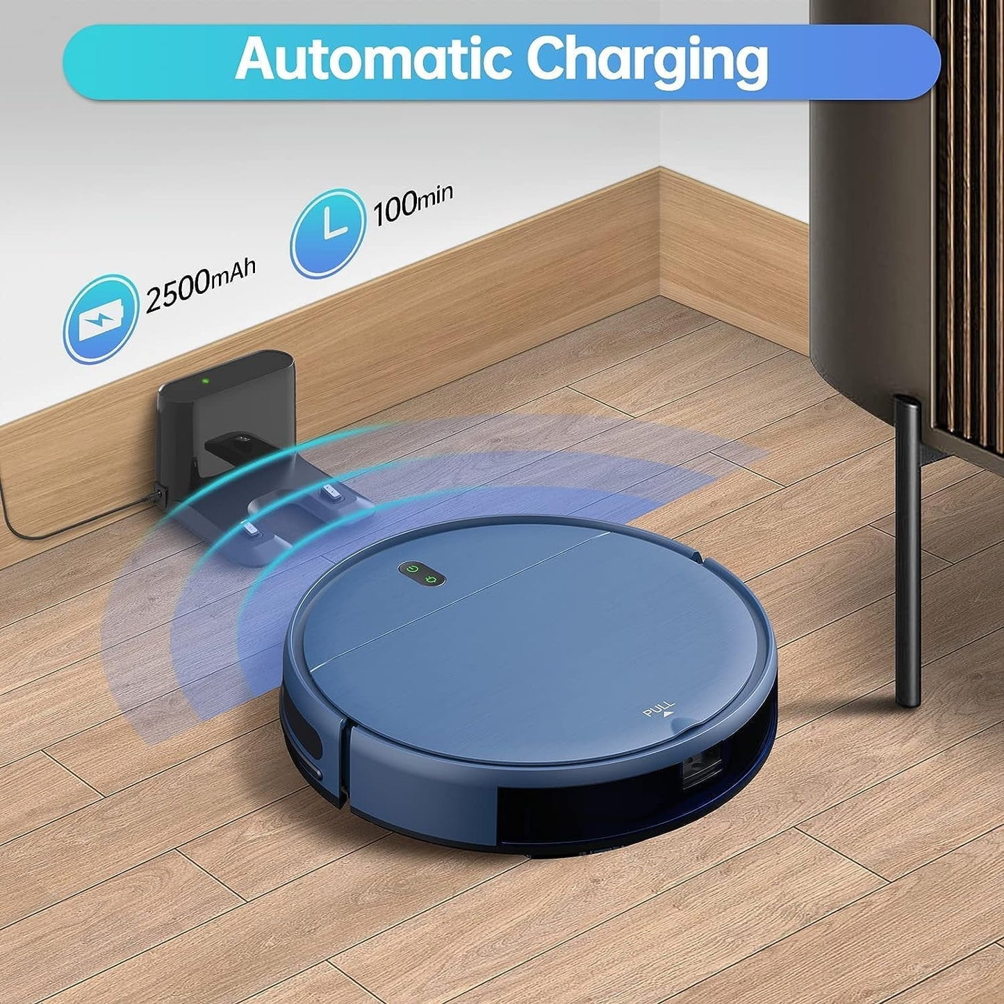 Robot Vacuum Cleaner, Robot Vacuum and Mop Combo with Wifi/Alexa for Pet Hair and Hard Floor