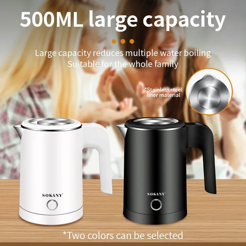 Small Electric Kettles Tea Coffee 0.5L