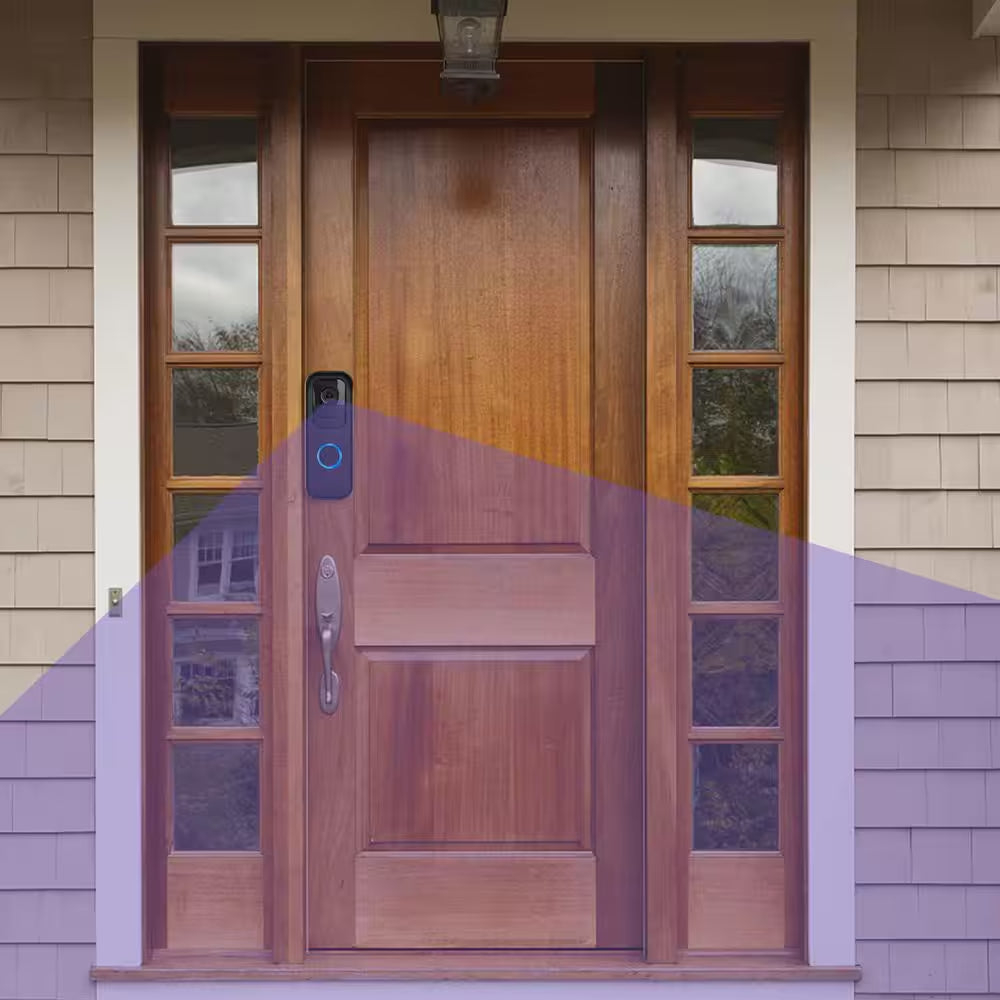No-Drill Adhesive Mount for Video Doorbells, Weatherproof and Secure Installation