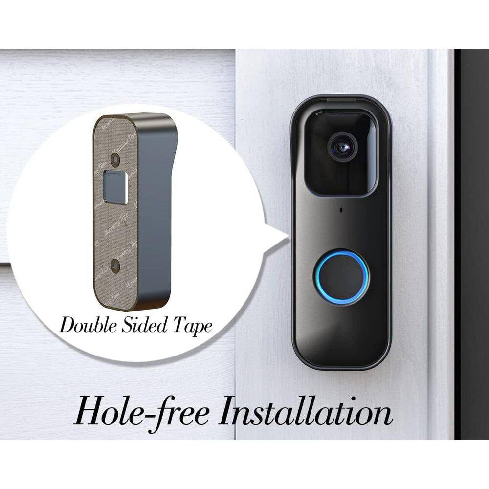 Adhesive Door Mount for Video Doorbell No-Drill Mounting Bracket Accessories