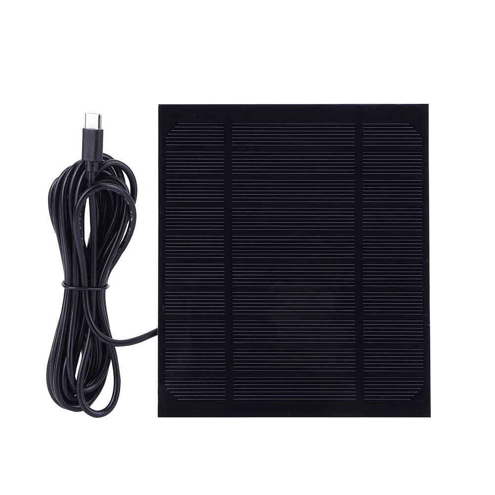 3.5W 5V USB Solar Panel Charger Waterproof Mini Solar Panel High Performance Monocrystalline for Small Fan Power Bank