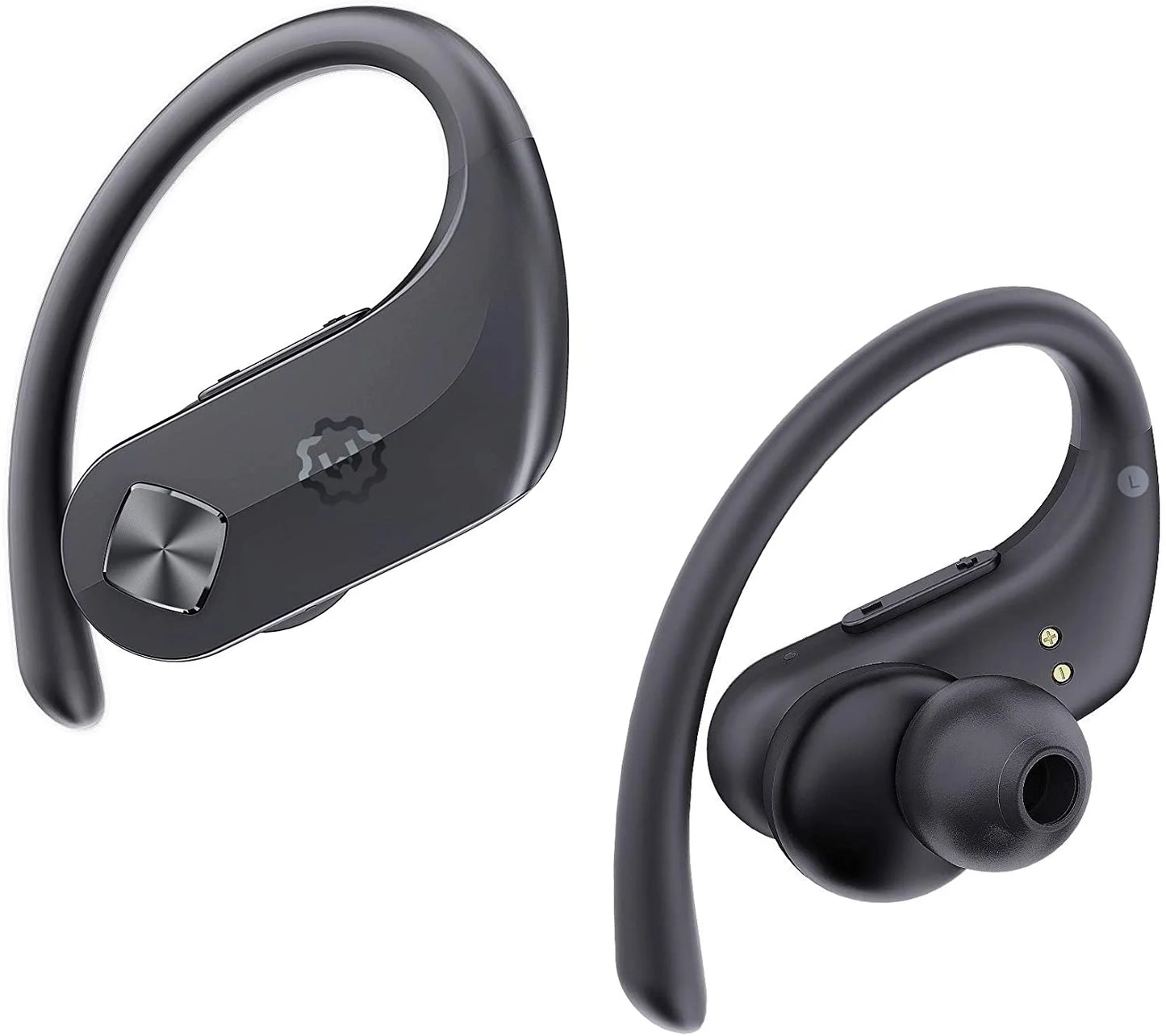 Wireless Headphones, Bluetooth 5.0 Sport Earbuds Hi-Fi Stereo Bass Sound 130H Playtime IPX7 Waterproof over Ear Wireless Earphones, In-Ear Buds with Mic 2600MAH Charging Case & Volume Control