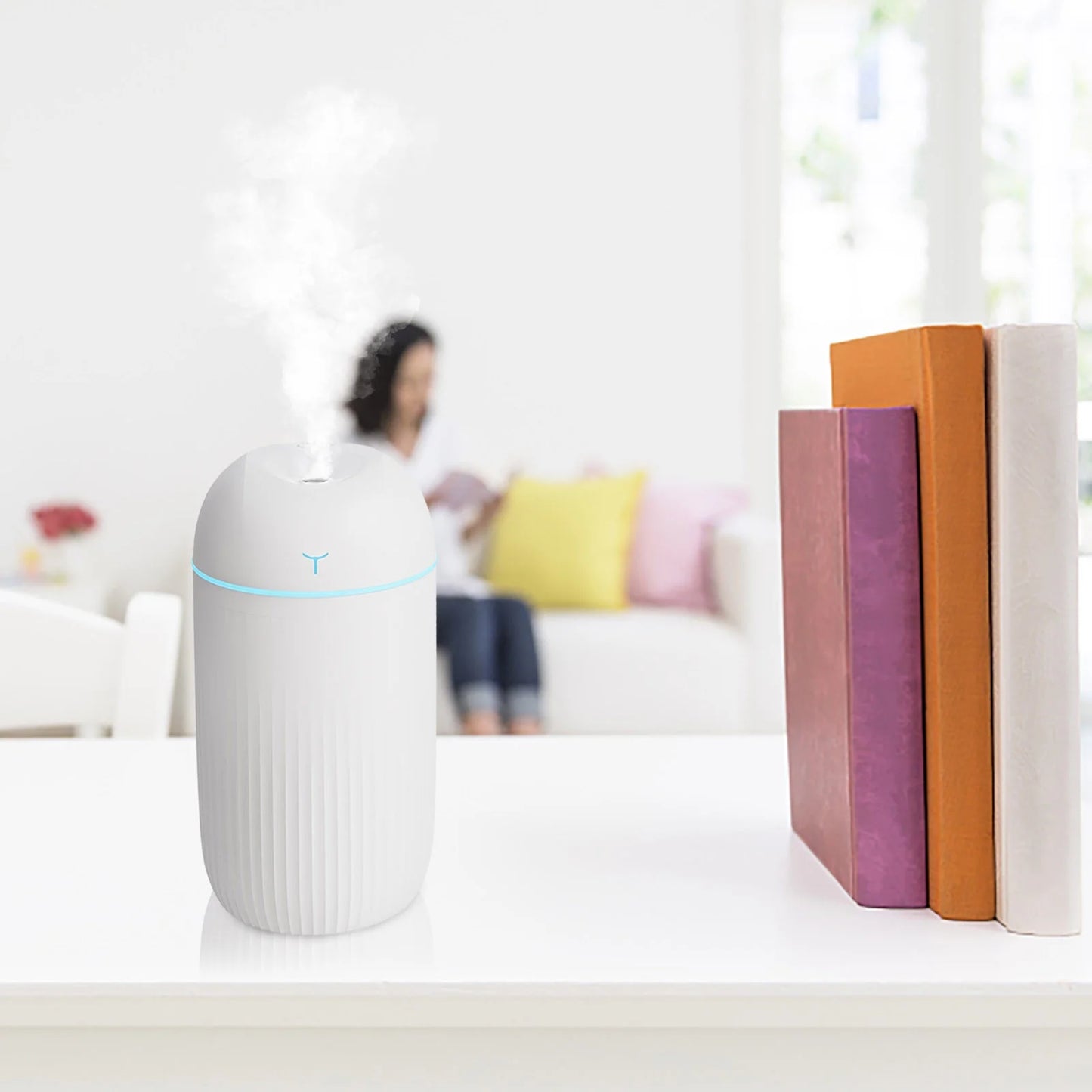 Portable Car Humidifier Large Capacity Humidifier Mini Car Home Desktop Small Portable Water Supply, Gift