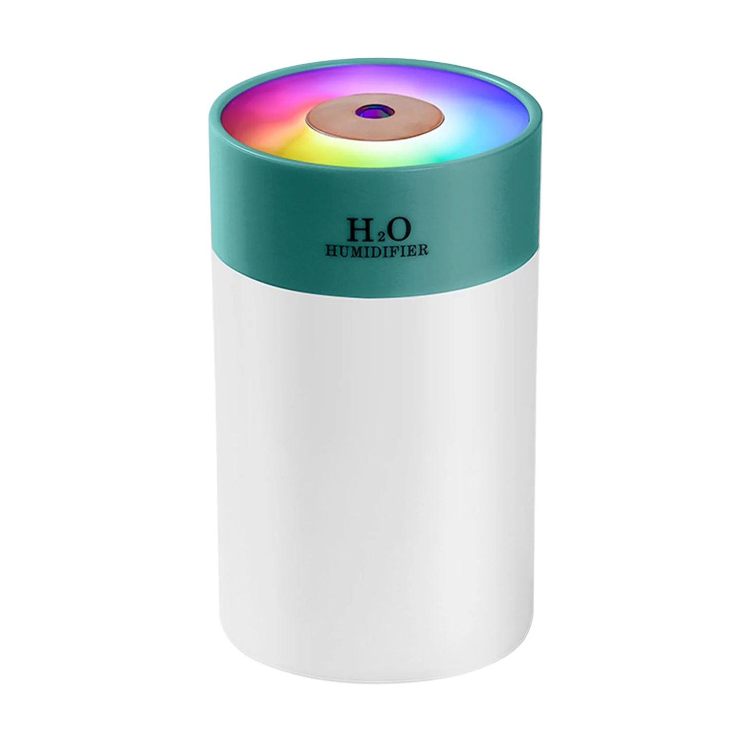 Rvasteizo Humidifiers for Bedroom, USB Humidifier with Colorful Lights, Quiet Cool Mist Humidifier for Bedroom and Office, Plants, Easy to Clean