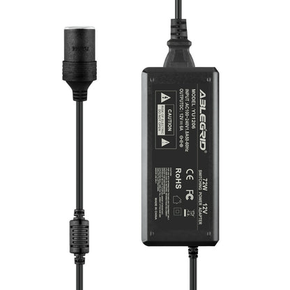 12V 6A Car Cigarette Lighter Socket AC/DC Power Adapter for Car Vacuum Cleaner