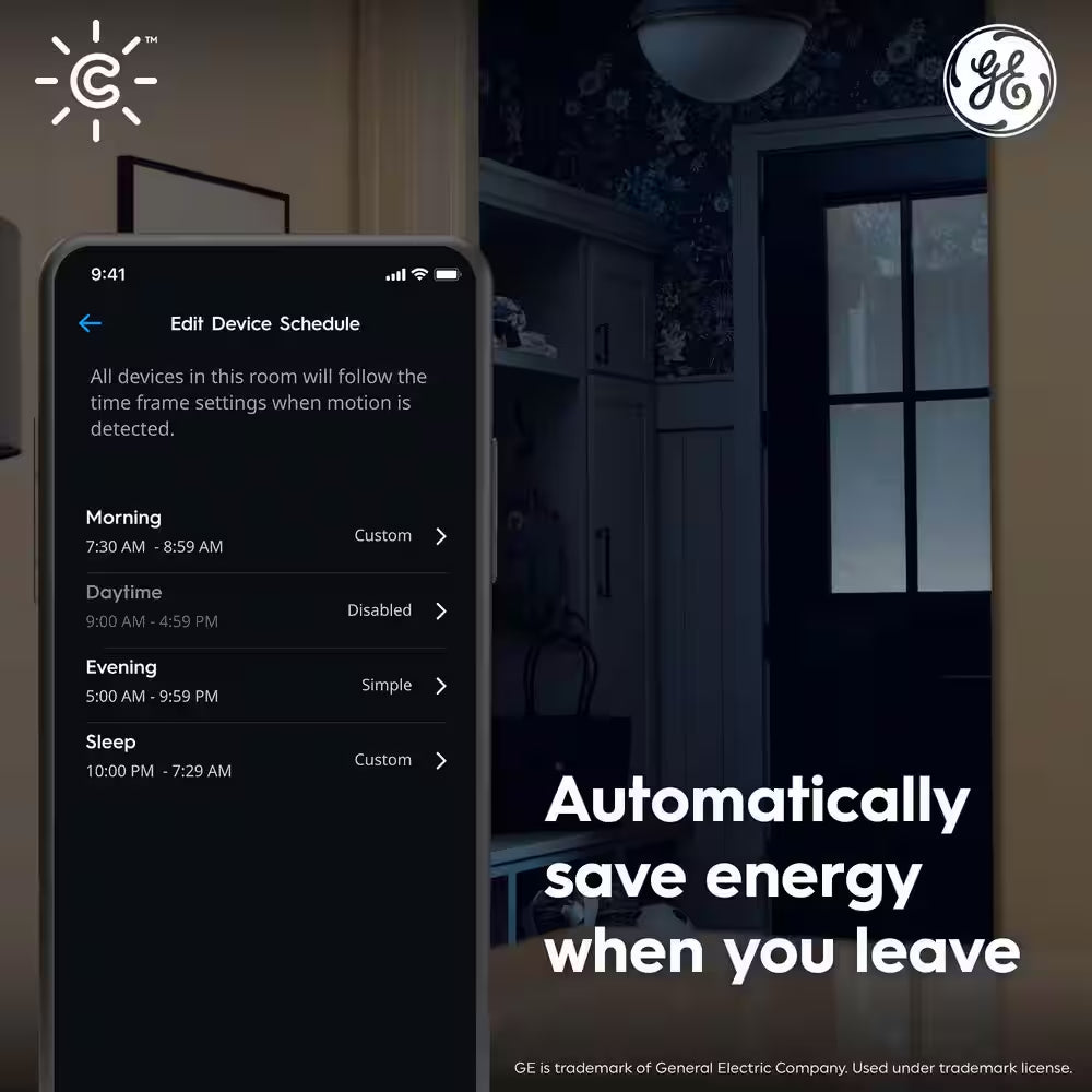 Wire-Free Specialty Programmable Motion Sensor White