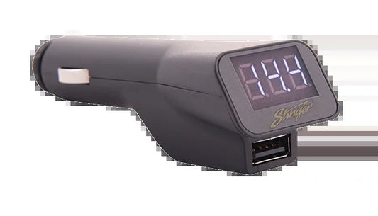 SGP12 12 Volt Plug High Visibility LED Voltage Meter / Usb Chager New