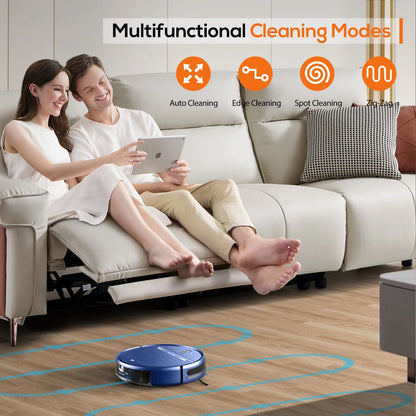 Robot Vacuum Cleaner, 2 in 1 Robot Vacuum and Mop Combo for Pet Hair, Hard Floor