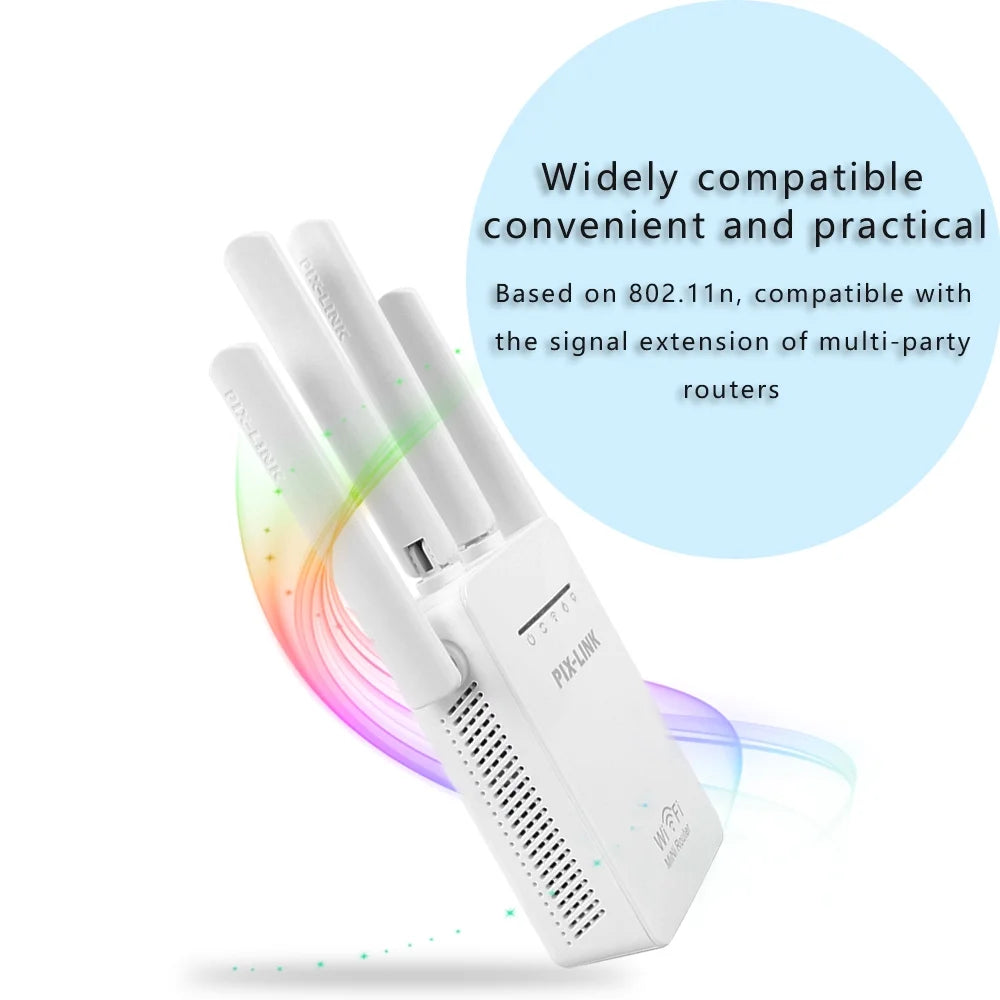 1200Mbps Wifi Range Extender Repeater Wireless Amplifier Router Signal Booster