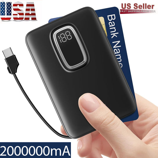 2000000Mah Power Bank Magnetic Wireless Charger for Iphone16/15/14