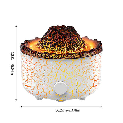 Humidifiers for Bedroom Volcanic Lava Aromatherapy Machine Home Desktop Humidifier Flame Aromatherapy Machine, A