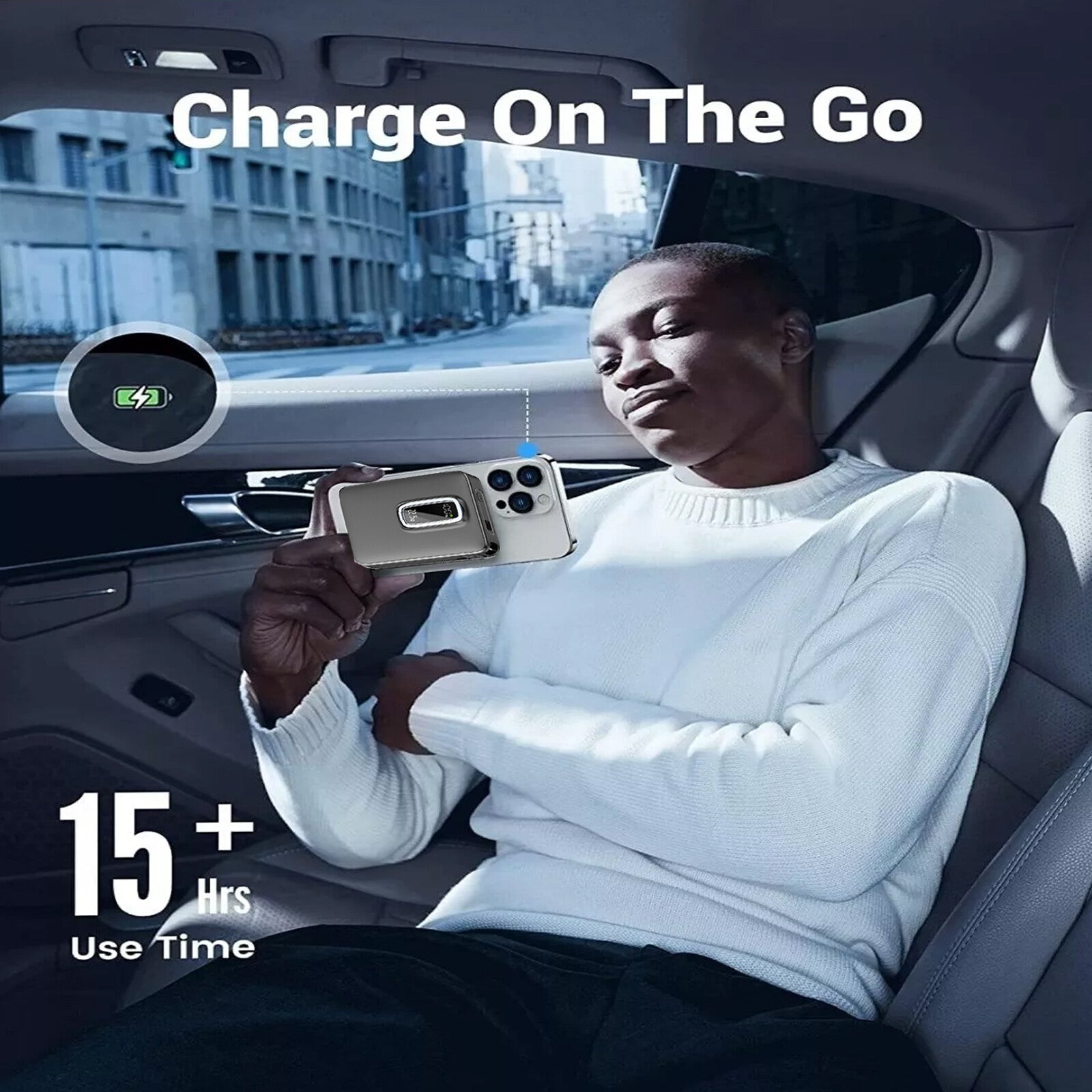 2000000Mah Power Bank Magnetic Wireless Charger for Iphone16/15/14