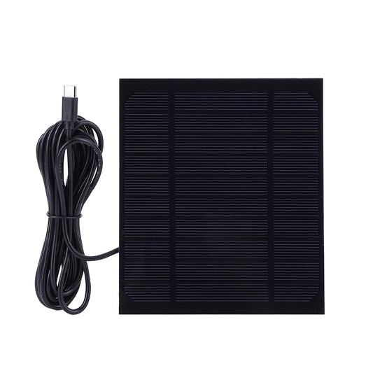 3.5W 5V Solar Charging Panel High Performance Monocrystalline Mini Solar Panel Lightweight Solar Charger for Outdoor Camping