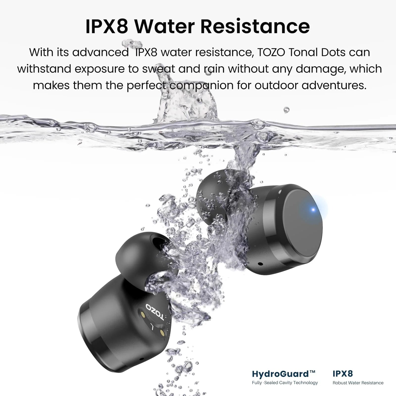 T12 In-Ear Wireless Earbuds Bluetooth 5.3 Headphones with 32EQ Mode,Stereo Bass Bluetooth Earbuds with ENC Noise Cancelling Mic,55H Play,Ipx8 Waterproof,Wireless Charging for Home,Sports,Travel