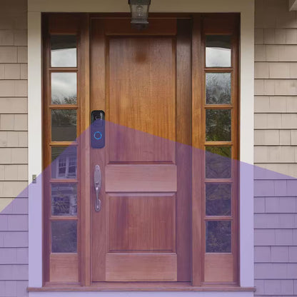 No-Drill Adhesive Mount for Video Doorbells, Weatherproof and Secure Installation