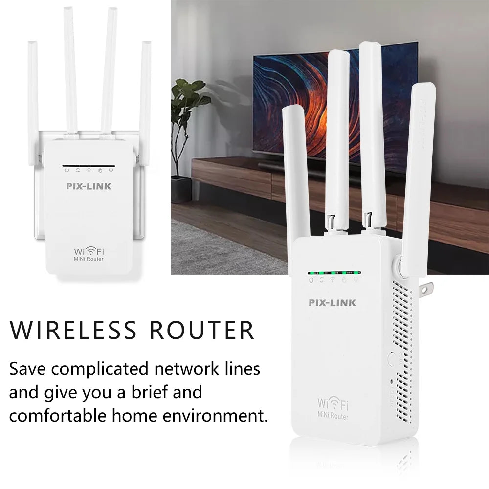 1200Mbps Wifi Range Extender Repeater Wireless Amplifier Router Signal Booster