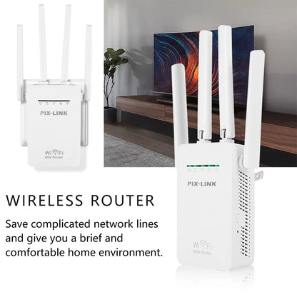 1200Mbps Wifi Range Extender Repeater Wireless Amplifier Router Signal Booster