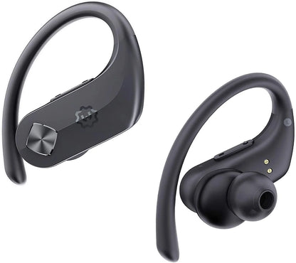Wireless Headphones,  Bluetooth 5.0 Sport Earbuds Hi-Fi Stereo Bass Sound 130H Playtime IPX7 Waterproof over Ear Wireless Earphones, In-Ear Buds with Mic 2600MAH Charging Case & Volume Control