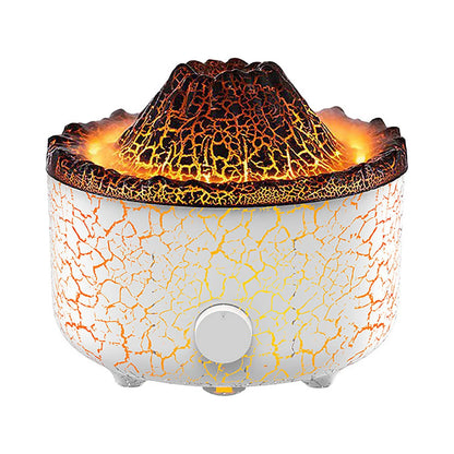 Humidifiers for Bedroom Volcanic Lava Aromatherapy Machine Home Desktop Humidifier Flame Aromatherapy Machine, A