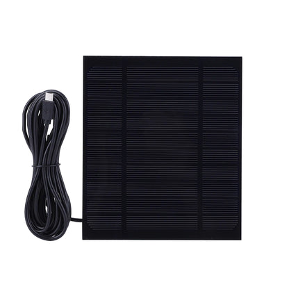 3.5W 5V Solar Charging Panel High Performance Monocrystalline Mini Solar Panel Lightweight Solar Charger for Outdoor Camping